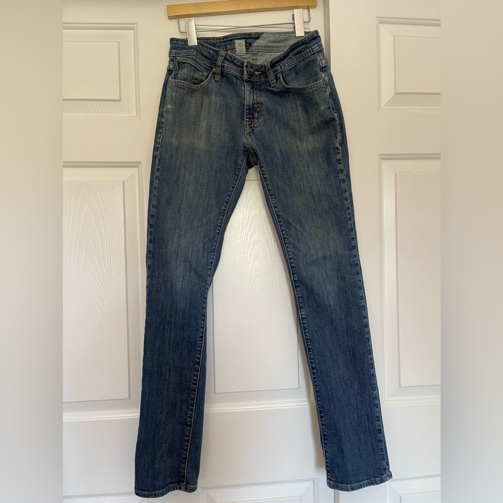 Volcom Men's Slim Straight Jeans - Blue Denim
